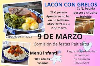 Fechas, información, programa, cartel, imágenes, mapa y ubicación de Festa do Lacón con Grelos de Peitieiros  en  Gondomar