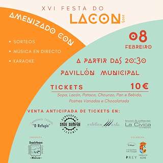 Fechas, información, programa, cartel, imágenes, mapa y ubicación de XVI Festa do Lacón  en  Xove