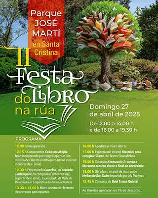 Fechas, información, programa, cartel, imágenes, mapa y ubicación de II Festa do Libro na Rúa  en  Oleiros
