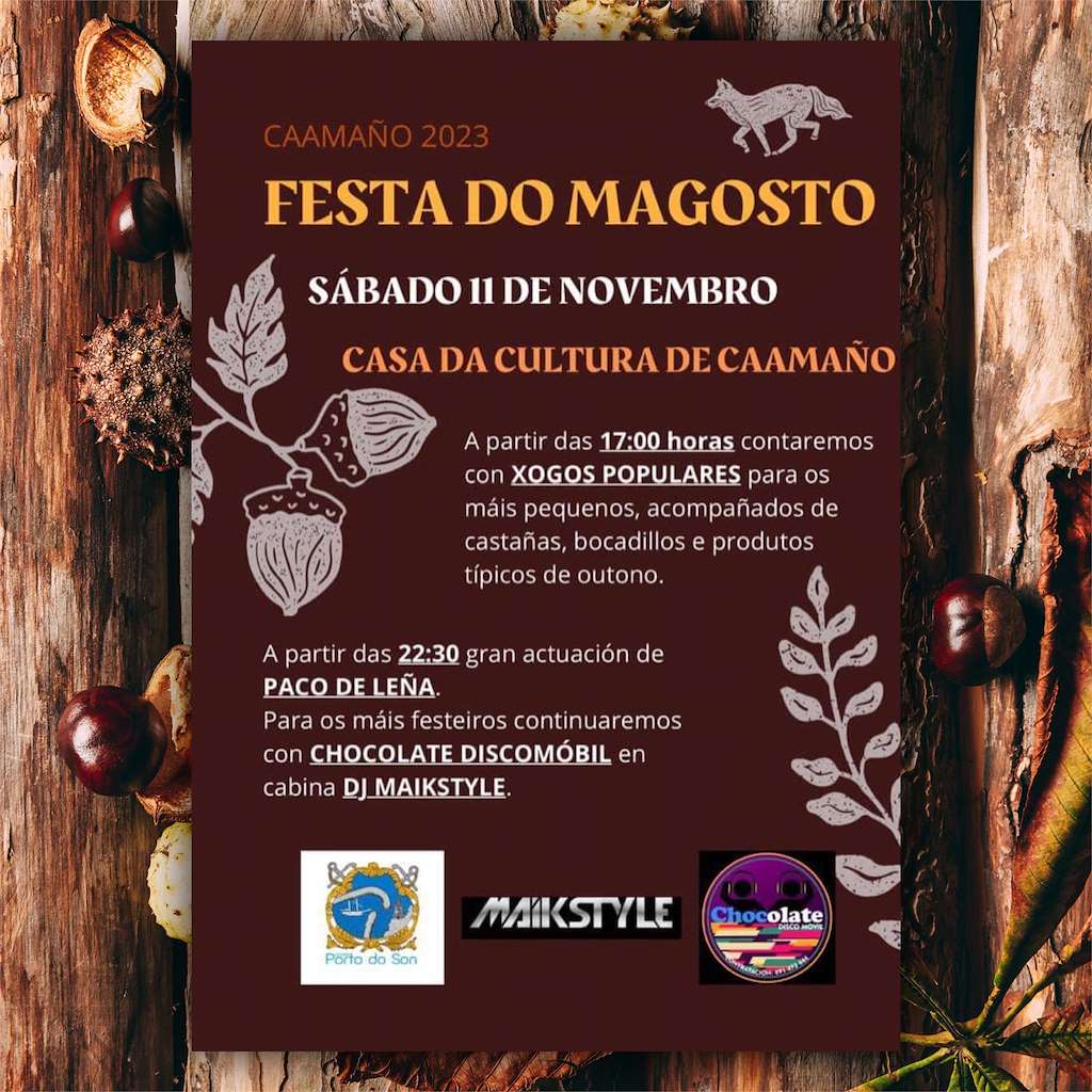 Festa do Magosto de Caamaño  en Porto do Son