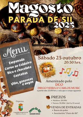 Fechas, información, programa, cartel, imágenes, mapa y ubicación de Festa do Magosto  (2025)  en  Parada de Sil