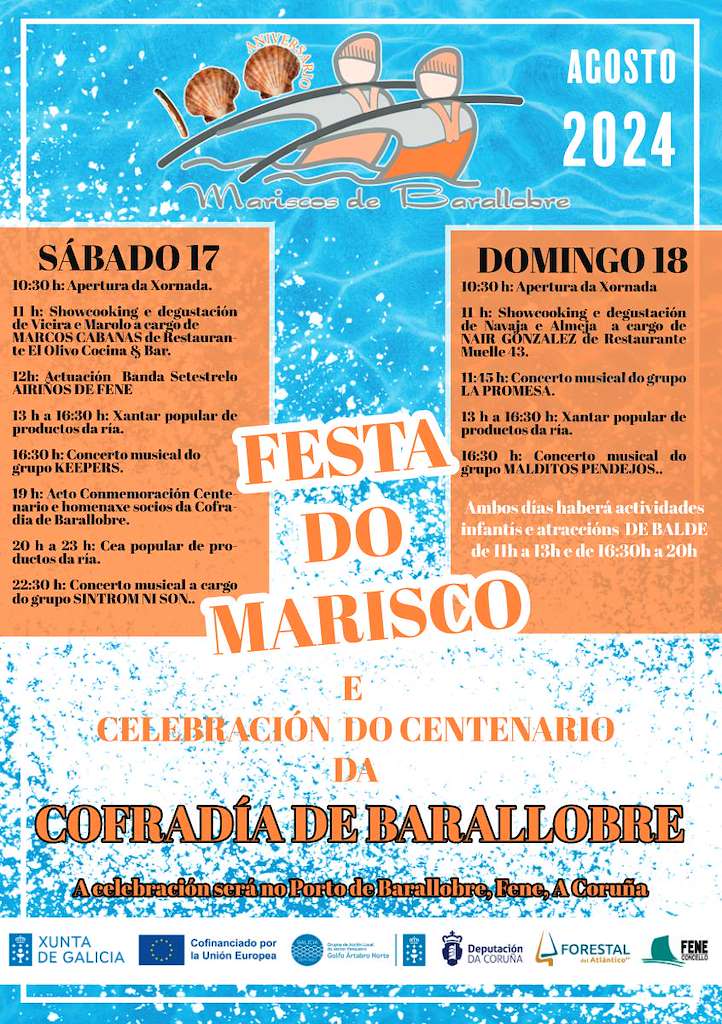 Festa do Marisco de Barallobre (2025) en Fene