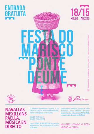 Fechas, información, programa, cartel, imágenes, mapa y ubicación de XIV Festa do Marisco (2026)  en  Pontedeume
