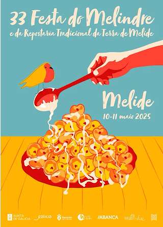 Fechas, información, programa, cartel, imágenes, mapa y ubicación de XXXIII Festa do Melindre  en  Melide