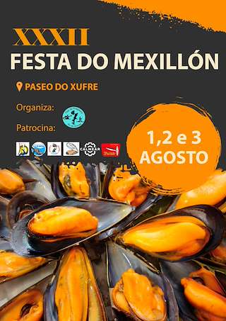 Fechas, información, programa, cartel, imágenes, mapa y ubicación de XXXII Festa do Mexillón  en  Illa de Arousa