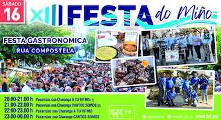 Fechas, información, programa, cartel, imágenes, mapa y ubicación de XIII Festa do Miño  en  Tui
