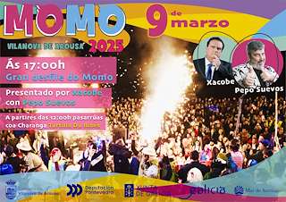 Fechas, información, programa, cartel, imágenes, mapa y ubicación de Festa do Momo  en  Vilanova de Arousa