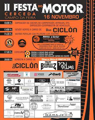 Fechas, información, programa, cartel, imágenes, mapa y ubicación de III Festa do Motor  (2025)  en  Cerceda