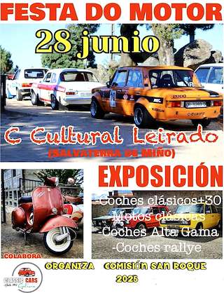 Fechas, información, programa, cartel, imágenes, mapa y ubicación de Festa do Motor de Leirado  en  Salvaterra do Miño