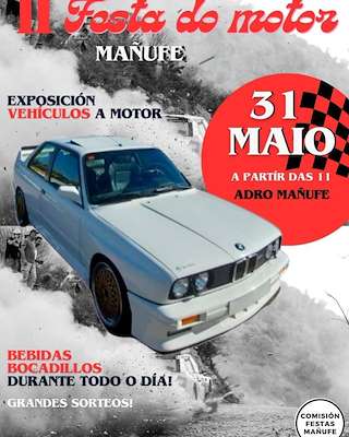 Fechas, información, programa, cartel, imágenes, mapa y ubicación de II Festa do Motor de Mañufe  en  Gondomar
