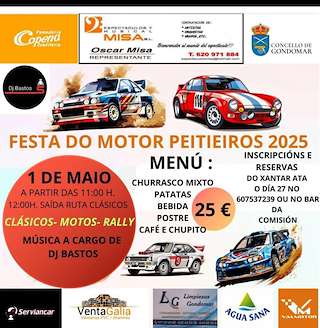Fechas, información, programa, cartel, imágenes, mapa y ubicación de Festa do Motor de Peitieiros  en  Gondomar