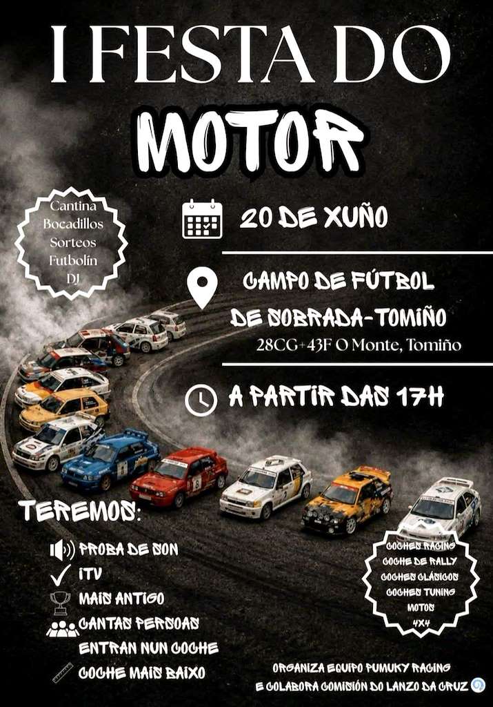 I Festa do Motor de Sobrada en Tomiño