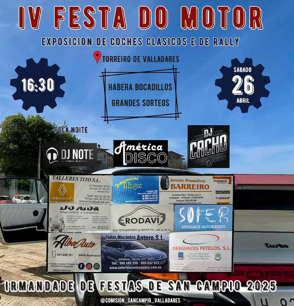 IV Festa do Motor de Valladares (2025) en Vigo