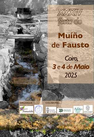Fechas, información, programa, cartel, imágenes, mapa y ubicación de XXXIV Festa do Muíño de Fausto  en  Cangas