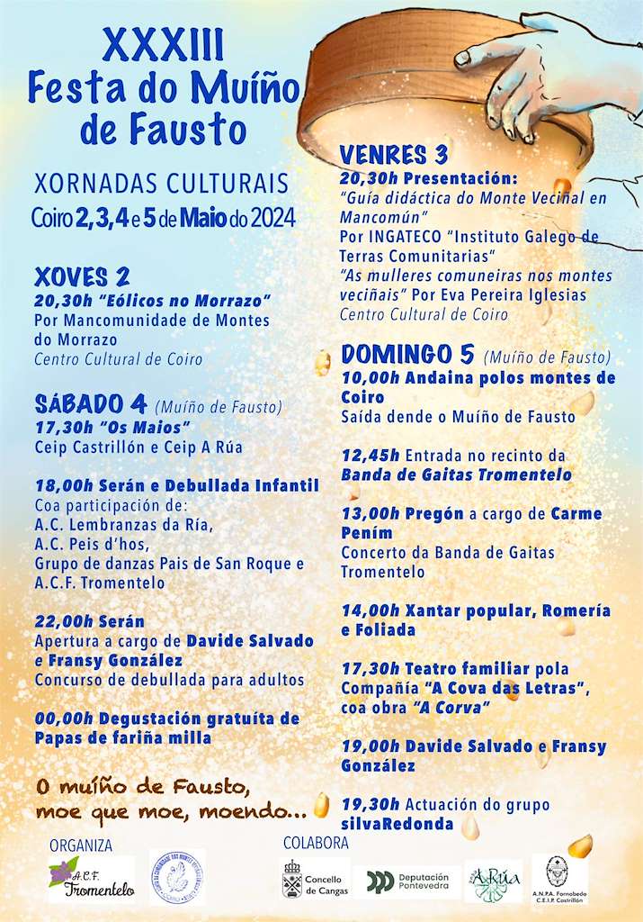 XXXIII Festa do Muíño de Fausto (2024) en Cangas
