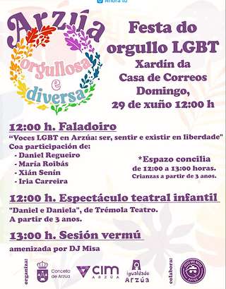 Fechas, información, programa, cartel, imágenes, mapa y ubicación de Festa do Orgullo  en  Arzúa