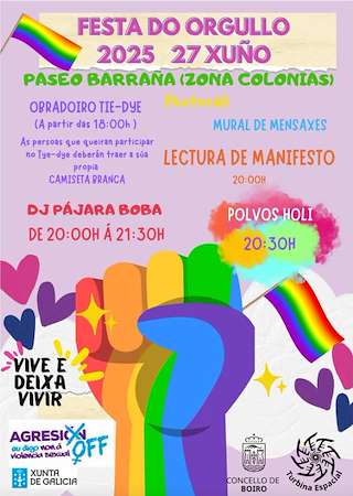 Fechas, información, programa, cartel, imágenes, mapa y ubicación de Festa do Orgullo  en  Boiro