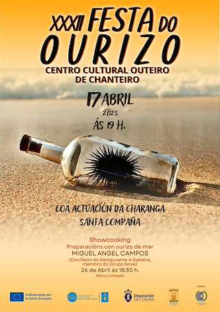 Fechas, información, programa, cartel, imágenes, mapa y ubicación de XXXII Festa do Ourizo de Mar de Chanteiro  en  Ares