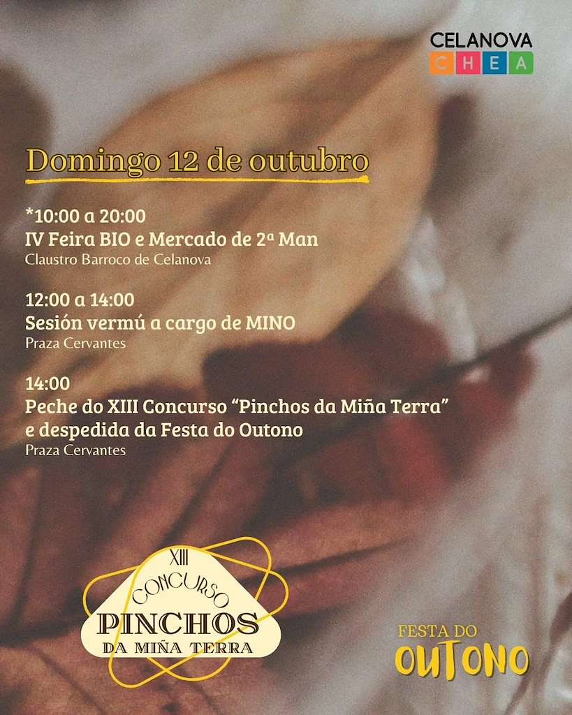 Festa do Outono - XIII Concurso de Pinchos da Miña Terra  (2025) en Celanova