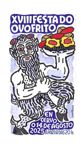 Fechas, información, programa, cartel, imágenes, mapa y ubicación de XVIII Festa do Ovo Frito  en  Cervo