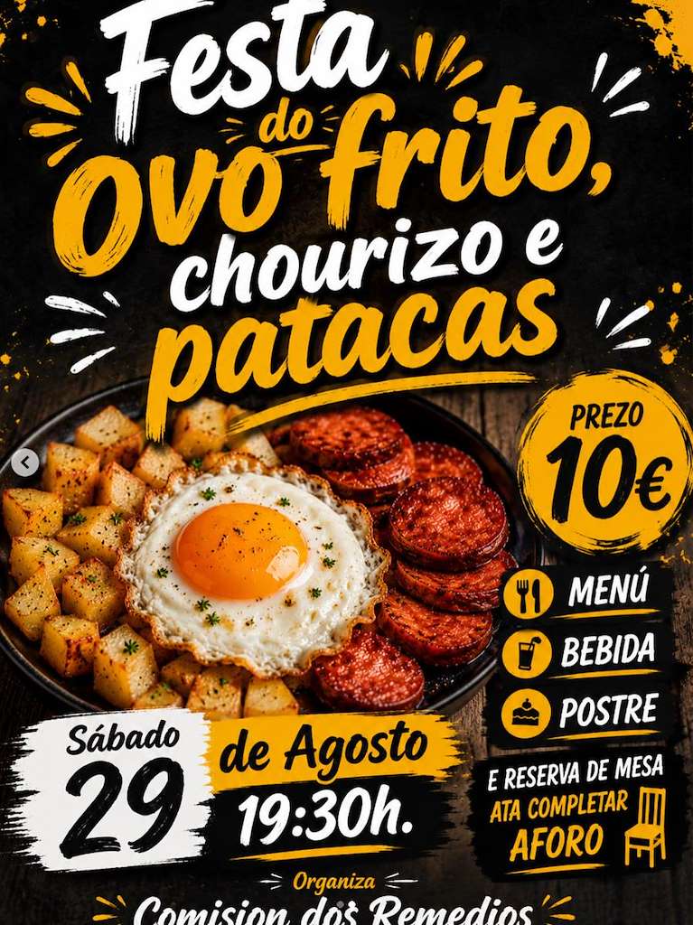 Festa do Ovo Frito, Chourizo e Patacas de Goián en Tomiño
