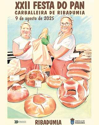 Fechas, información, programa, cartel, imágenes, mapa y ubicación de XXII Festa do Pan do Salnés  en  Ribadumia