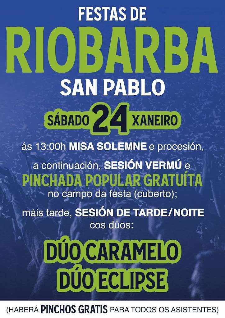 Festa do Patrón de San Pablo de Riobarba  en O Vicedo