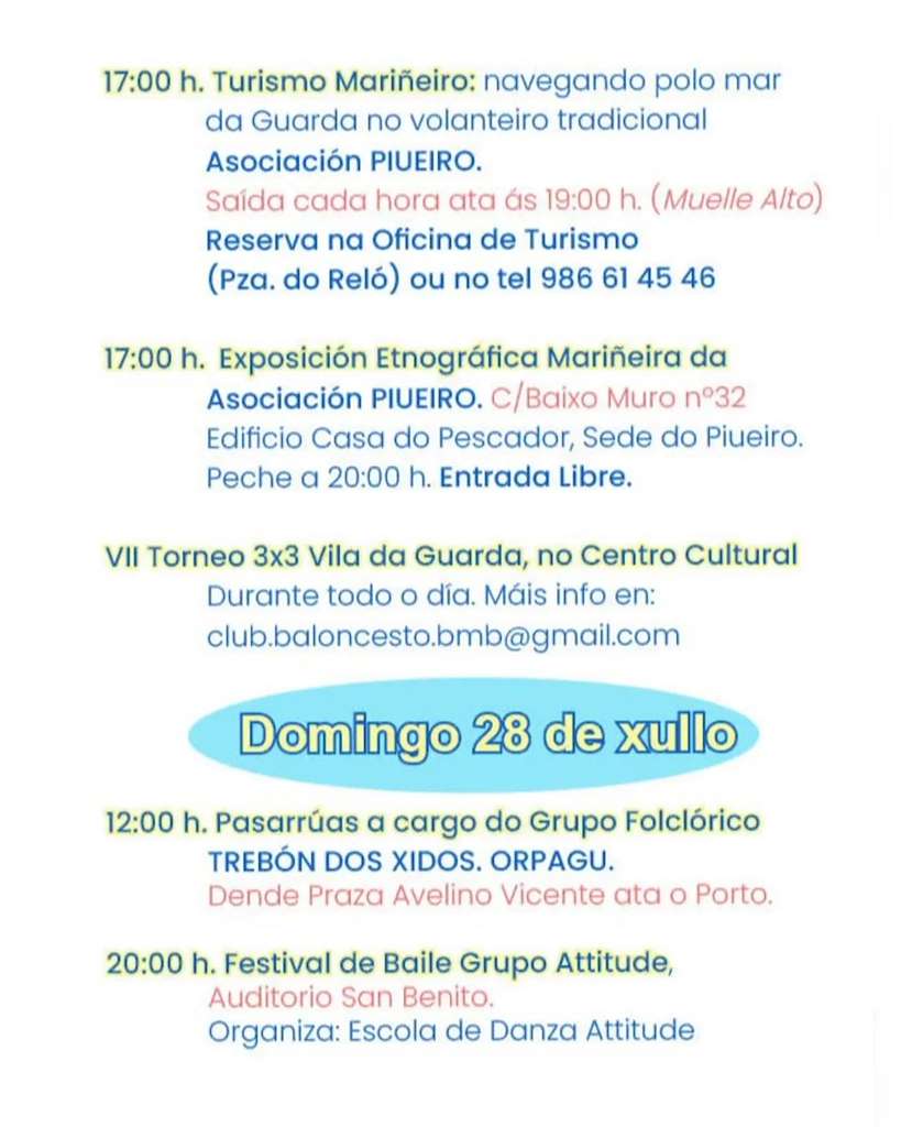 XIX Festa do Peixe Espada en A Guarda
