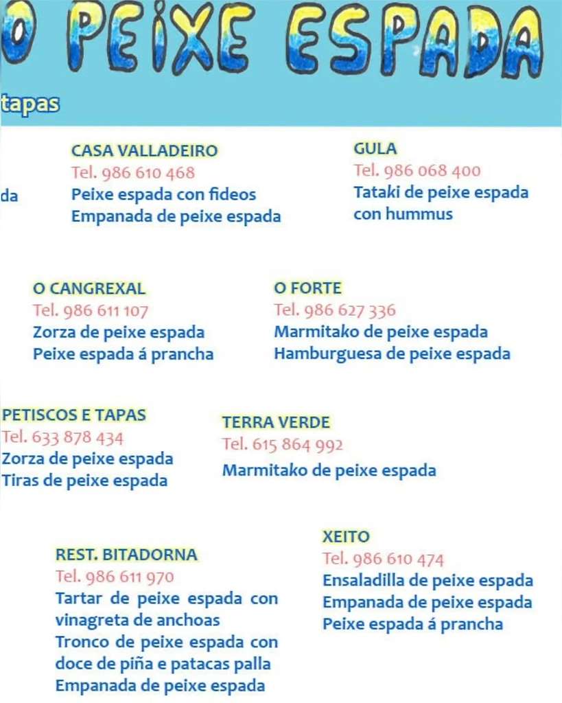 XIX Festa do Peixe Espada en A Guarda