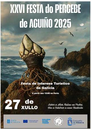 Fechas, información, programa, cartel, imágenes, mapa y ubicación de XXVI Festa do Percebe de Aguiño  en  Ribeira