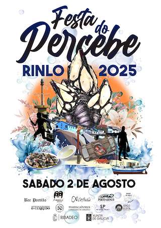 Fechas, información, programa, cartel, imágenes, mapa y ubicación de Festa do Percebe de Rinlo  en  Ribadeo