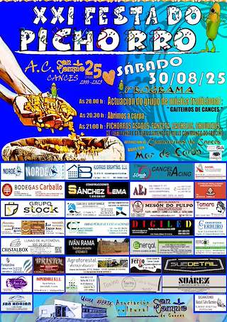 Fechas, información, programa, cartel, imágenes, mapa y ubicación de XXI Festa do Pichorro de Cances  en  Carballo