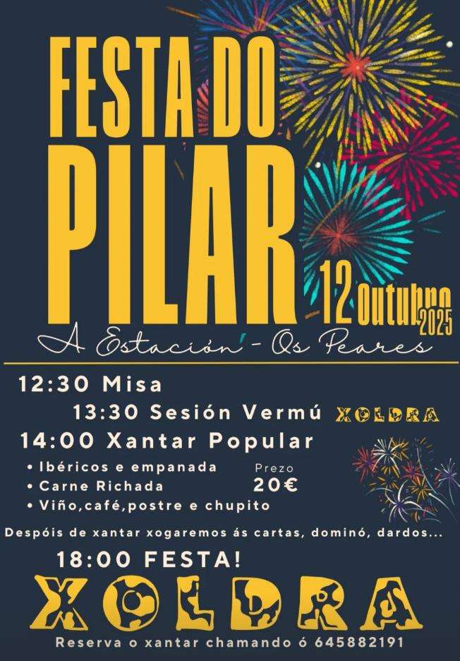 Festa do Pilar de Os Peares  (2025) en A Peroxa
