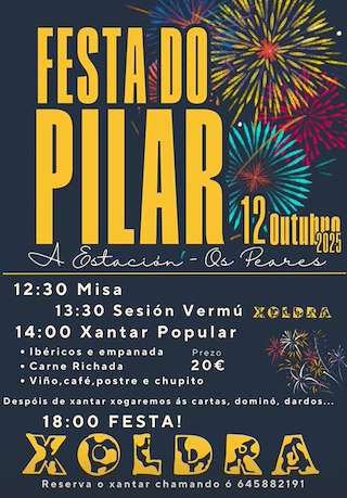 Fechas, información, programa, cartel, imágenes, mapa y ubicación de Festa do Pilar de Os Peares   en  A Peroxa