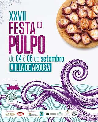 Fechas, información, programa, cartel, imágenes, mapa y ubicación de XXVII Festa do Polbo (2026) en A Illa de Arousa