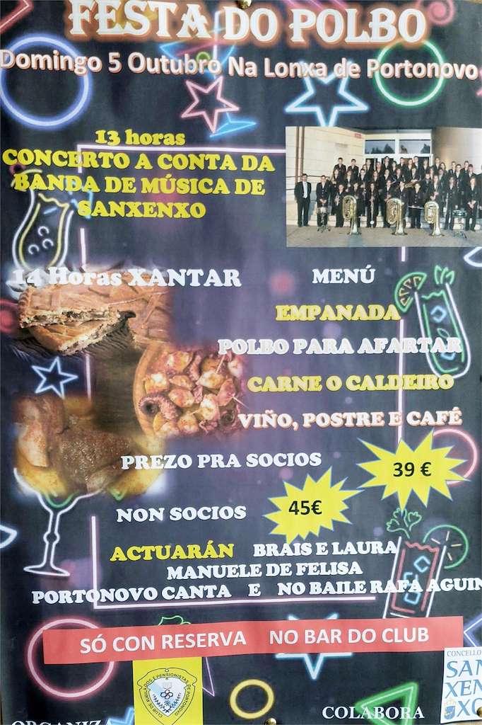 Festa do Polbo de Portonovo (2025) en Sanxenxo