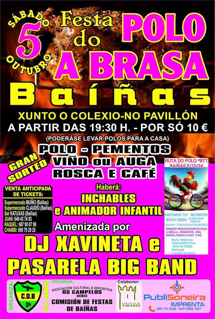 Festa do Polo á Brasa de Baíñas en Vimianzo