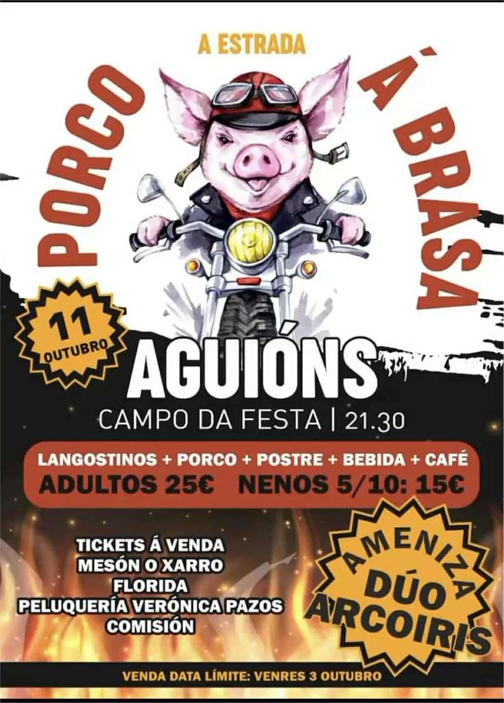 Festa do Porco á Brasa de Aguións en A Estrada