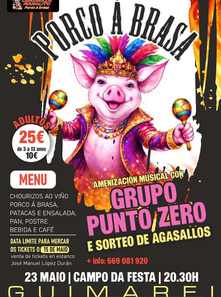  Festa do Porco á Brasa de Guimarei  (2026) en A Estrada