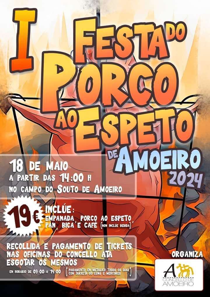 I Festa do Porco ao Espeto en Amoeiro