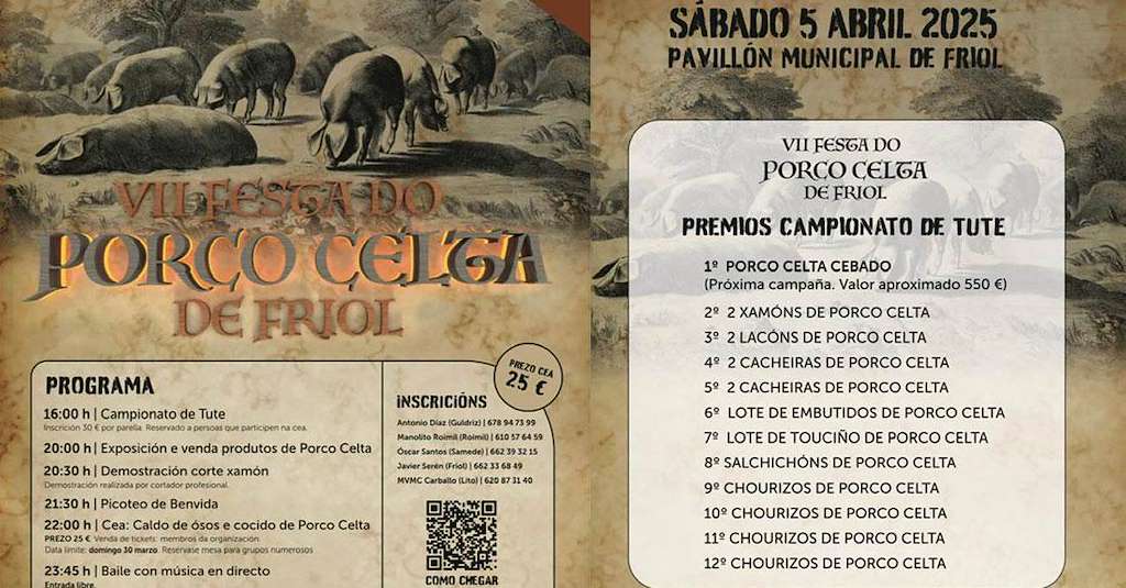 VII Festa do Porco Celta en Friol