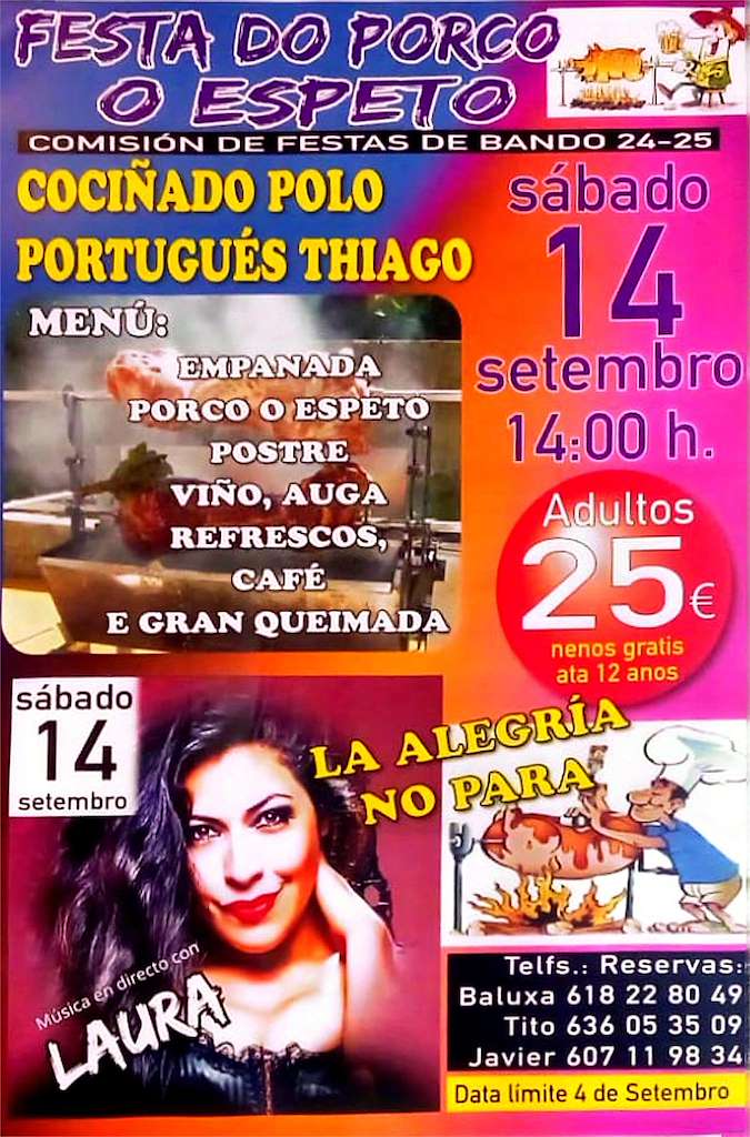 Festa do Porco ó Espeto de Bando  en Santiago de Compostela
