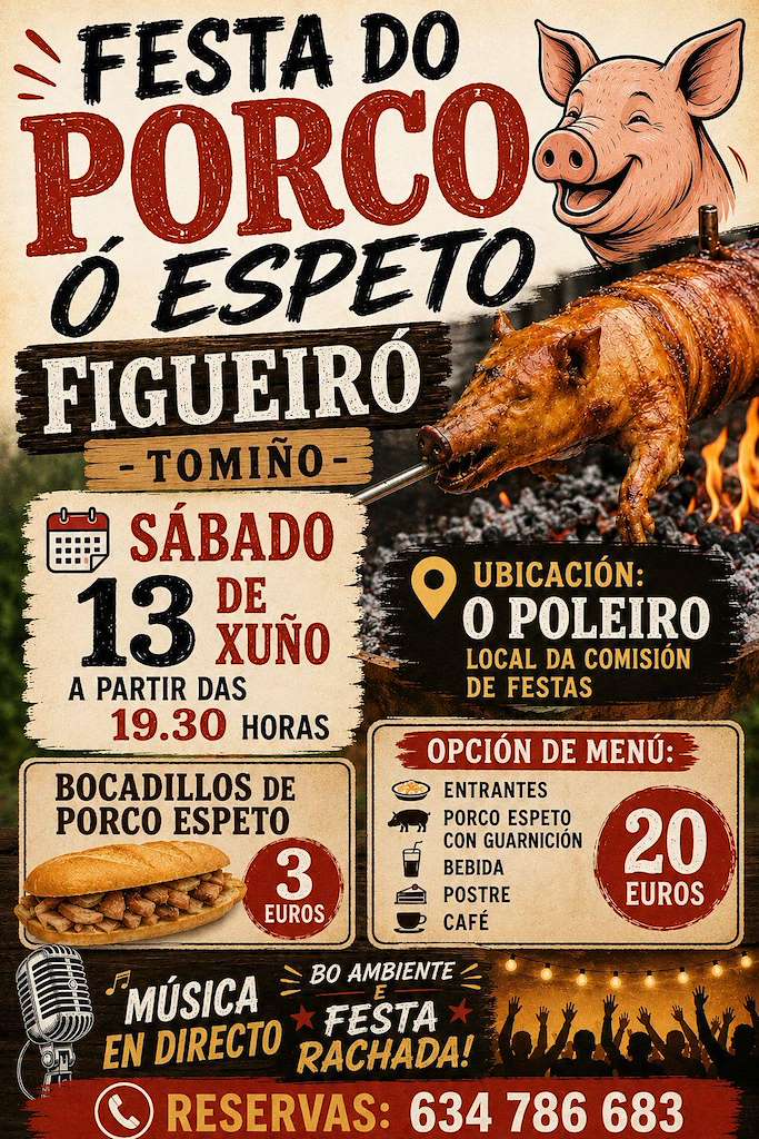 Festa do Porco ó Espeto de Figueiró (2026) en Tomiño