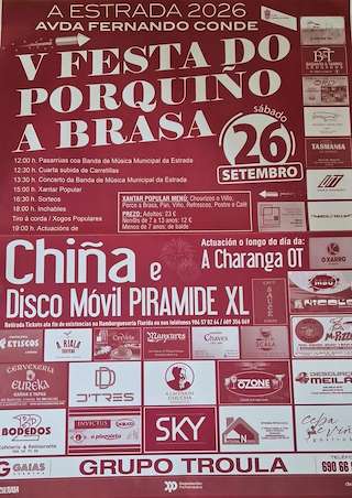 Fechas, información, programa, cartel, imágenes, mapa y ubicación de V Festa do Porquiño (2026) en A Estrada