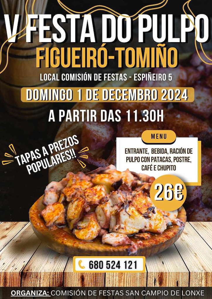 III Festa do Pulpo de Figueiró en Tomiño