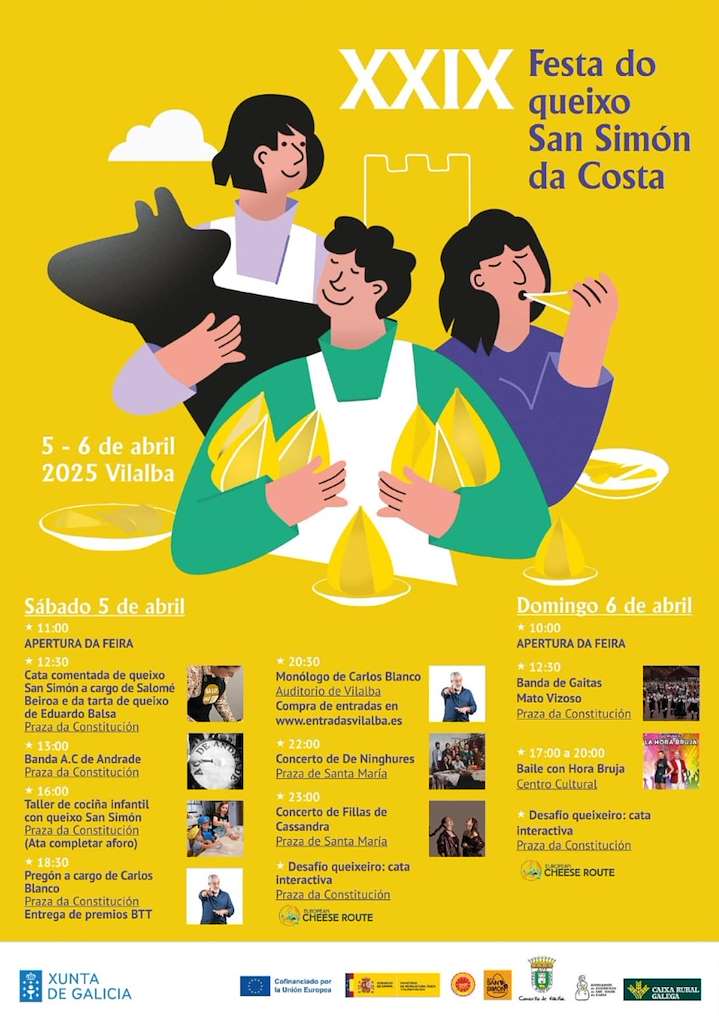 XXIX Festa do Queixo de San Simón da Costa (2025) en Vilalba