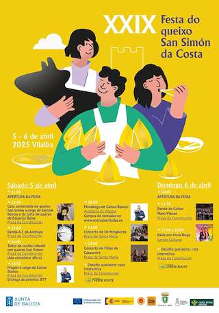 Fechas, información, programa, cartel, imágenes, mapa y ubicación de XXIX Festa do Queixo de San Simón da Costa  en  Vilalba