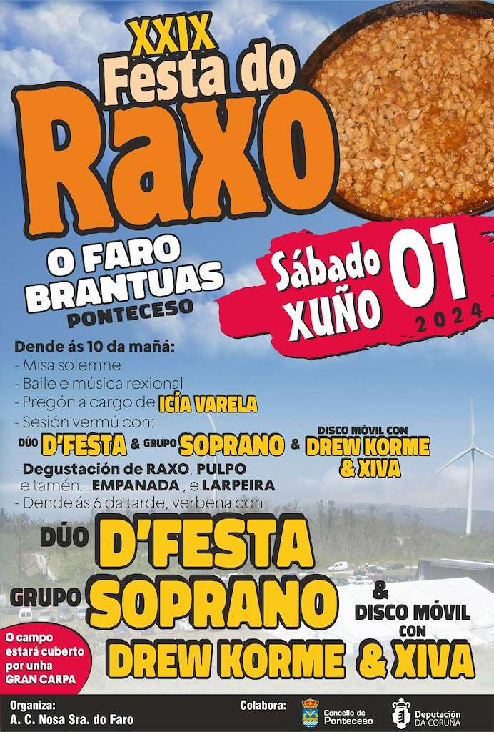 XXIX Festa do Raxo (2024) en Ponteceso