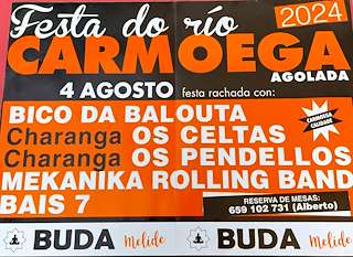 Fechas, información, programa, cartel, imágenes, mapa y ubicación de Festa do Río de Carmoega  en  Agolada