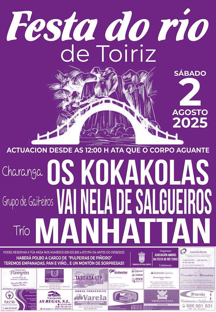 Festa do Río de Toiriz (2025) en Vila de Cruces